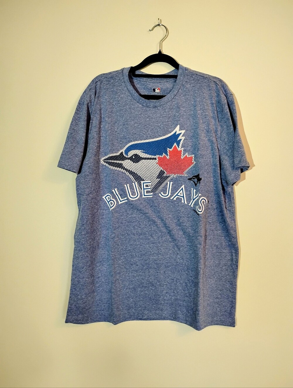 MLB Toronto Blue Jays Heather Blue Logo Tee
